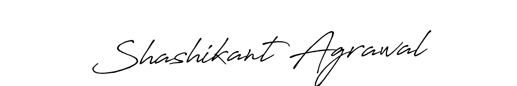 How to make Shashikant Agrawal name signature. Use Antro_Vectra_Bolder style for creating short signs online. This is the latest handwritten sign. Shashikant Agrawal signature style 7 images and pictures png