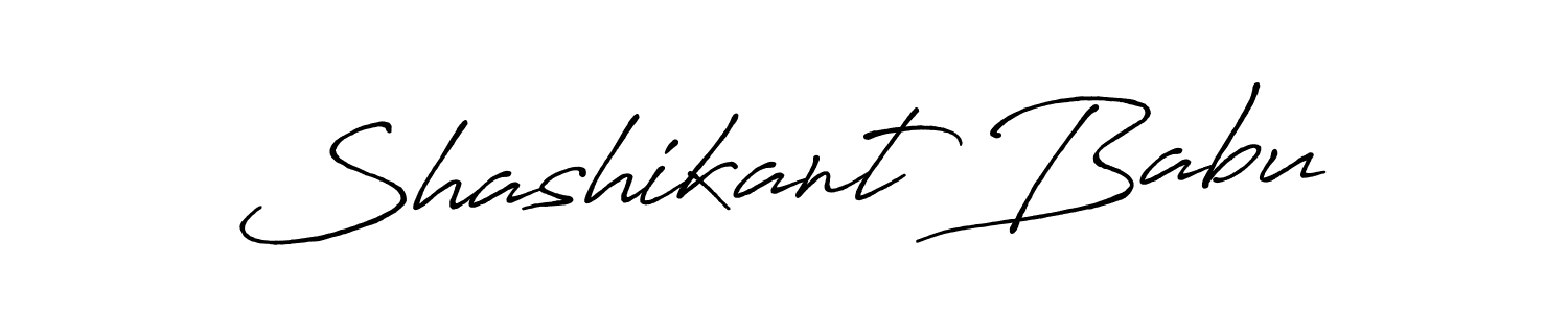 Make a short Shashikant Babu signature style. Manage your documents anywhere anytime using Antro_Vectra_Bolder. Create and add eSignatures, submit forms, share and send files easily. Shashikant Babu signature style 7 images and pictures png