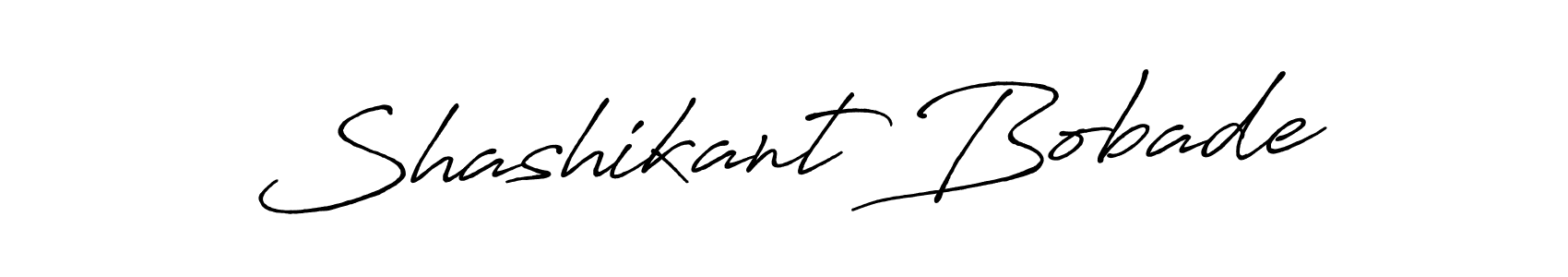 Antro_Vectra_Bolder is a professional signature style that is perfect for those who want to add a touch of class to their signature. It is also a great choice for those who want to make their signature more unique. Get Shashikant Bobade name to fancy signature for free. Shashikant Bobade signature style 7 images and pictures png
