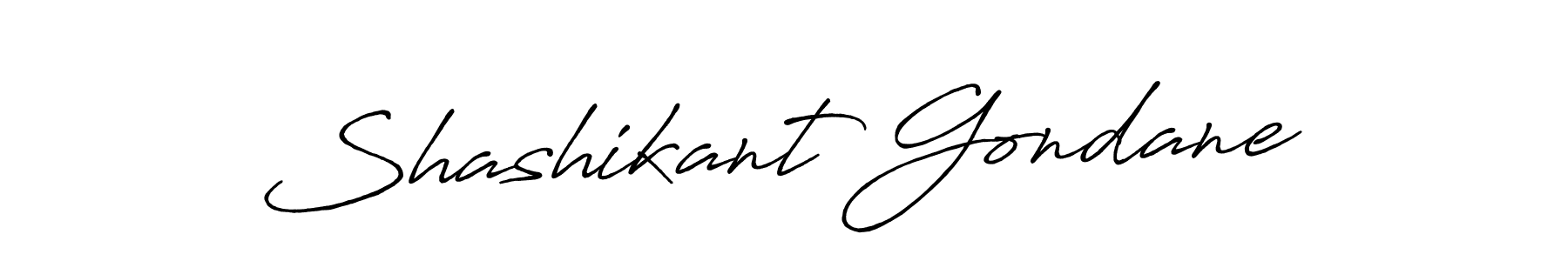 Use a signature maker to create a handwritten signature online. With this signature software, you can design (Antro_Vectra_Bolder) your own signature for name Shashikant Gondane. Shashikant Gondane signature style 7 images and pictures png