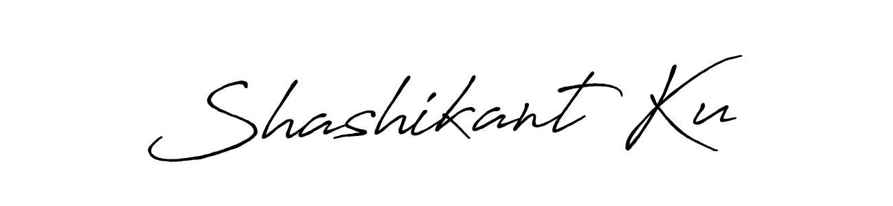 Use a signature maker to create a handwritten signature online. With this signature software, you can design (Antro_Vectra_Bolder) your own signature for name Shashikant Ku. Shashikant Ku signature style 7 images and pictures png