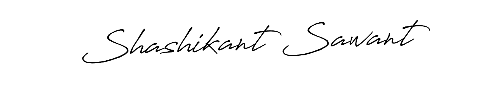 How to make Shashikant Sawant name signature. Use Antro_Vectra_Bolder style for creating short signs online. This is the latest handwritten sign. Shashikant Sawant signature style 7 images and pictures png