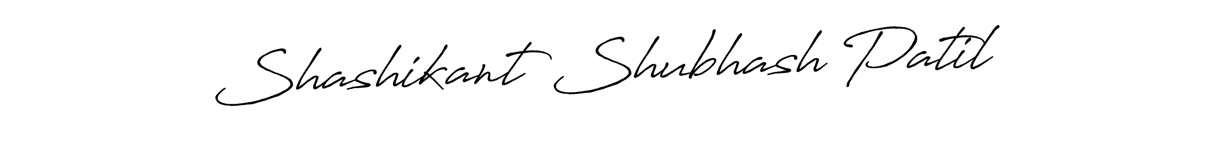 Use a signature maker to create a handwritten signature online. With this signature software, you can design (Antro_Vectra_Bolder) your own signature for name Shashikant Shubhash Patil. Shashikant Shubhash Patil signature style 7 images and pictures png