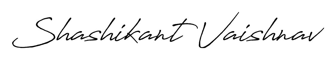 Also You can easily find your signature by using the search form. We will create Shashikant Vaishnav name handwritten signature images for you free of cost using Antro_Vectra_Bolder sign style. Shashikant Vaishnav signature style 7 images and pictures png