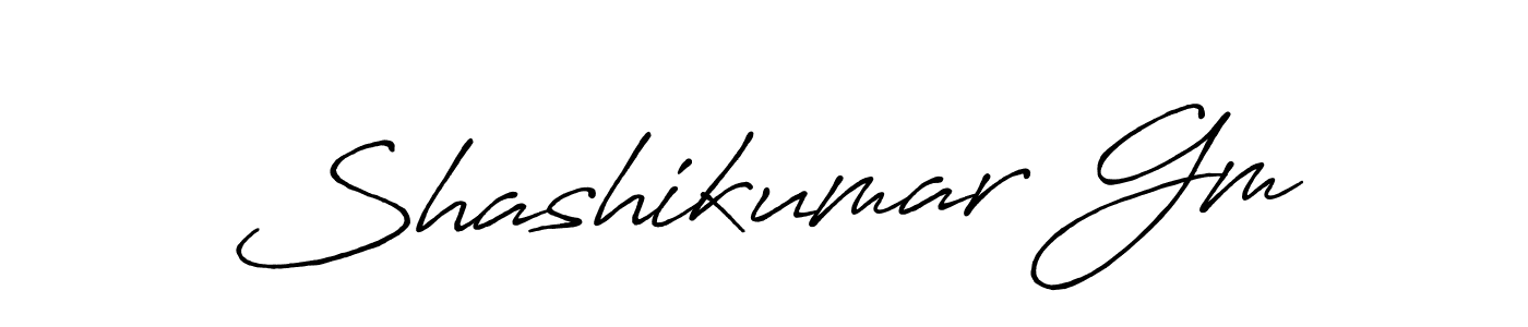Similarly Antro_Vectra_Bolder is the best handwritten signature design. Signature creator online .You can use it as an online autograph creator for name Shashikumar Gm. Shashikumar Gm signature style 7 images and pictures png