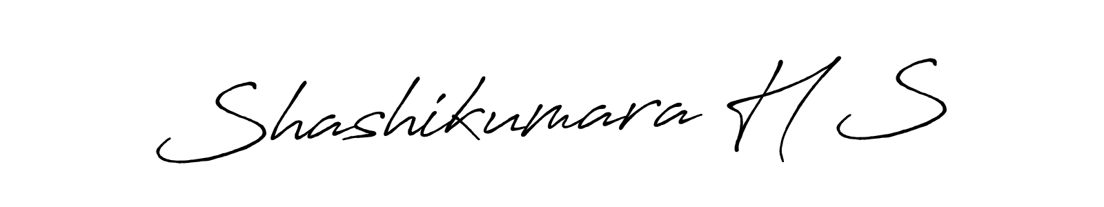 Design your own signature with our free online signature maker. With this signature software, you can create a handwritten (Antro_Vectra_Bolder) signature for name Shashikumara H S. Shashikumara H S signature style 7 images and pictures png