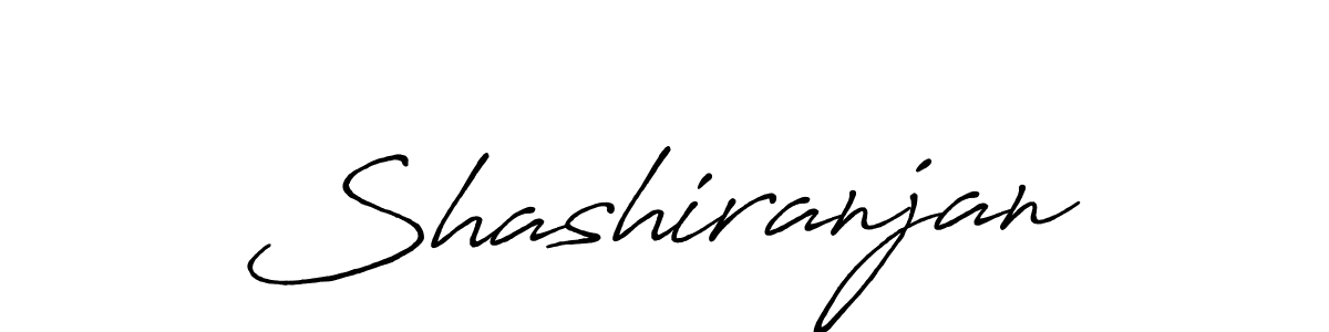 Make a beautiful signature design for name Shashiranjan. With this signature (Antro_Vectra_Bolder) style, you can create a handwritten signature for free. Shashiranjan signature style 7 images and pictures png