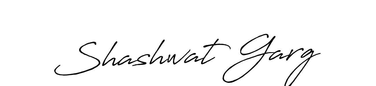 How to make Shashwat Garg signature? Antro_Vectra_Bolder is a professional autograph style. Create handwritten signature for Shashwat Garg name. Shashwat Garg signature style 7 images and pictures png