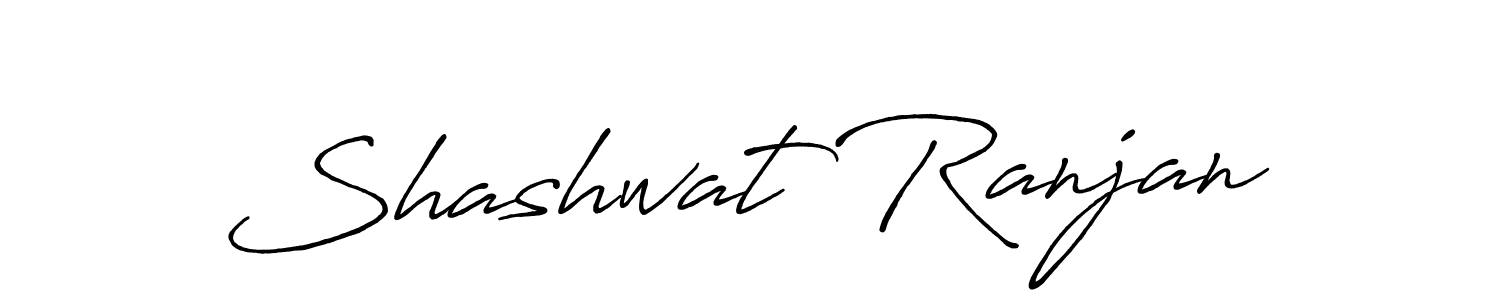 Create a beautiful signature design for name Shashwat Ranjan. With this signature (Antro_Vectra_Bolder) fonts, you can make a handwritten signature for free. Shashwat Ranjan signature style 7 images and pictures png