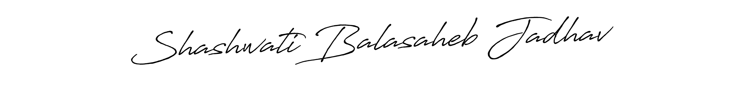 Shashwati Balasaheb Jadhav stylish signature style. Best Handwritten Sign (Antro_Vectra_Bolder) for my name. Handwritten Signature Collection Ideas for my name Shashwati Balasaheb Jadhav. Shashwati Balasaheb Jadhav signature style 7 images and pictures png