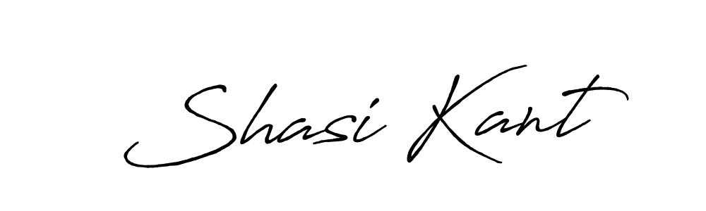 Use a signature maker to create a handwritten signature online. With this signature software, you can design (Antro_Vectra_Bolder) your own signature for name Shasi Kant. Shasi Kant signature style 7 images and pictures png