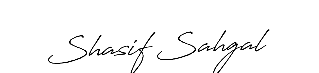 Use a signature maker to create a handwritten signature online. With this signature software, you can design (Antro_Vectra_Bolder) your own signature for name Shasif Sahgal. Shasif Sahgal signature style 7 images and pictures png