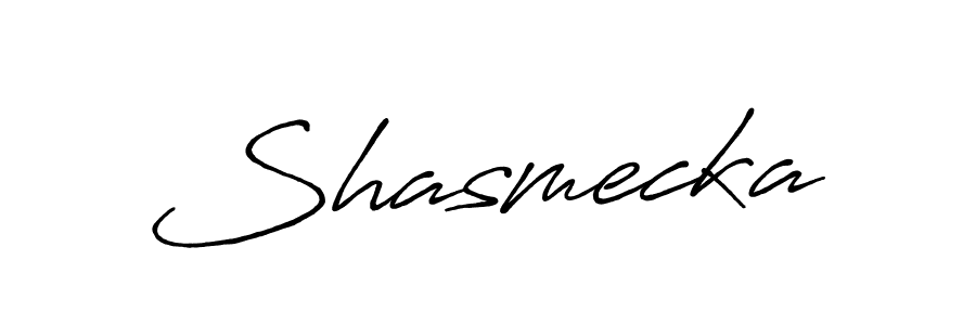 Use a signature maker to create a handwritten signature online. With this signature software, you can design (Antro_Vectra_Bolder) your own signature for name Shasmecka. Shasmecka signature style 7 images and pictures png