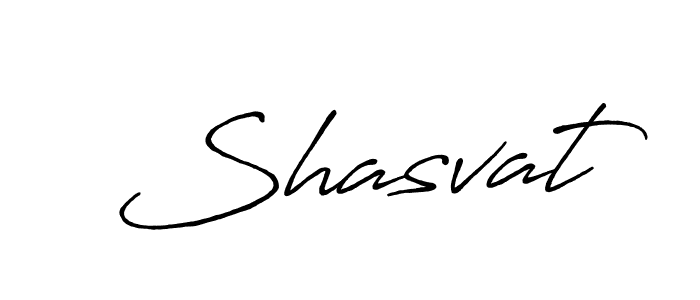 Make a beautiful signature design for name Shasvat. With this signature (Antro_Vectra_Bolder) style, you can create a handwritten signature for free. Shasvat signature style 7 images and pictures png