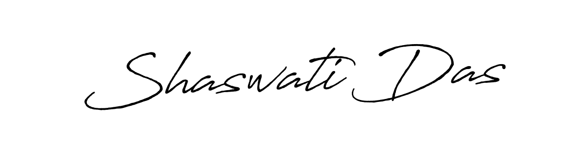 Create a beautiful signature design for name Shaswati Das. With this signature (Antro_Vectra_Bolder) fonts, you can make a handwritten signature for free. Shaswati Das signature style 7 images and pictures png