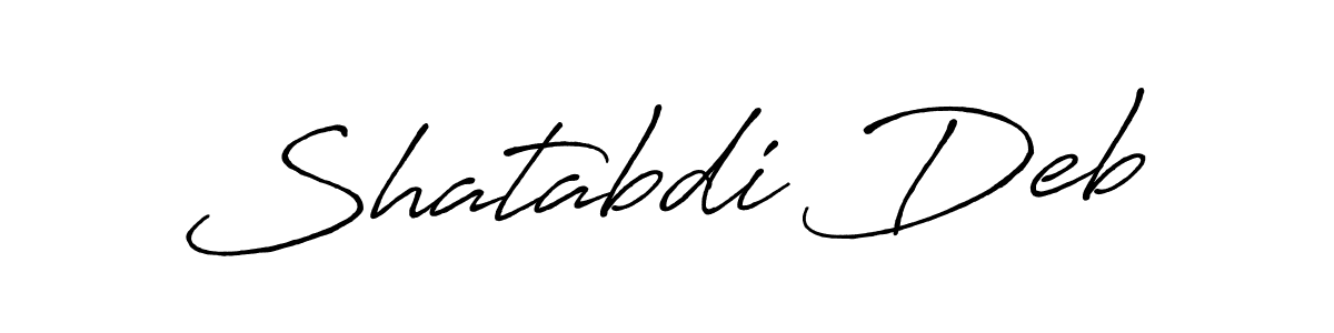 Also we have Shatabdi Deb name is the best signature style. Create professional handwritten signature collection using Antro_Vectra_Bolder autograph style. Shatabdi Deb signature style 7 images and pictures png