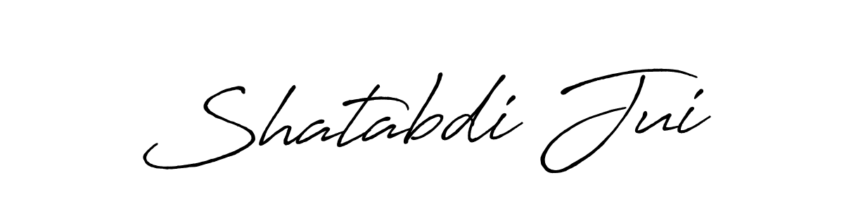 Make a beautiful signature design for name Shatabdi Jui. Use this online signature maker to create a handwritten signature for free. Shatabdi Jui signature style 7 images and pictures png