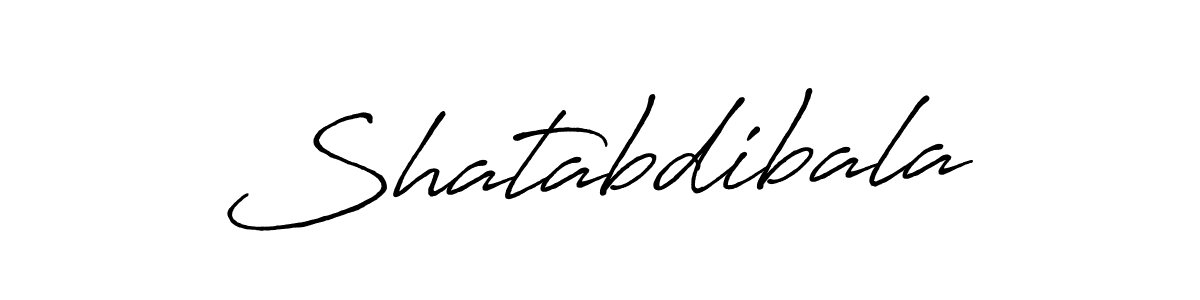 How to make Shatabdibala signature? Antro_Vectra_Bolder is a professional autograph style. Create handwritten signature for Shatabdibala name. Shatabdibala signature style 7 images and pictures png