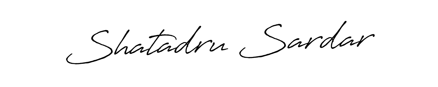 You should practise on your own different ways (Antro_Vectra_Bolder) to write your name (Shatadru Sardar) in signature. don't let someone else do it for you. Shatadru Sardar signature style 7 images and pictures png