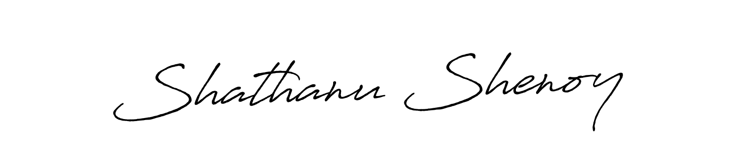 Use a signature maker to create a handwritten signature online. With this signature software, you can design (Antro_Vectra_Bolder) your own signature for name Shathanu Shenoy. Shathanu Shenoy signature style 7 images and pictures png