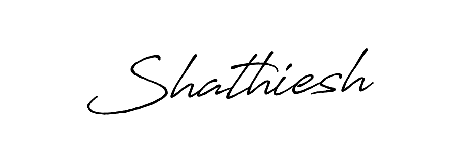 Shathiesh stylish signature style. Best Handwritten Sign (Antro_Vectra_Bolder) for my name. Handwritten Signature Collection Ideas for my name Shathiesh. Shathiesh signature style 7 images and pictures png