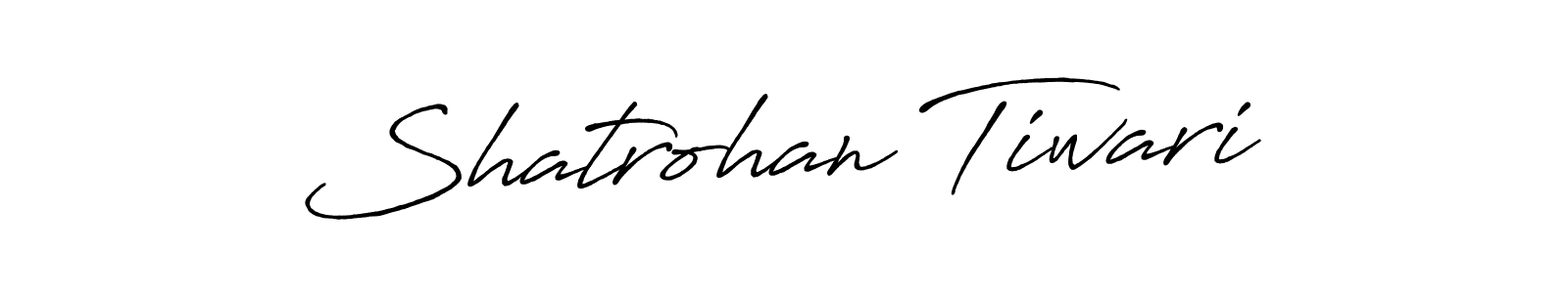 Design your own signature with our free online signature maker. With this signature software, you can create a handwritten (Antro_Vectra_Bolder) signature for name Shatrohan Tiwari. Shatrohan Tiwari signature style 7 images and pictures png