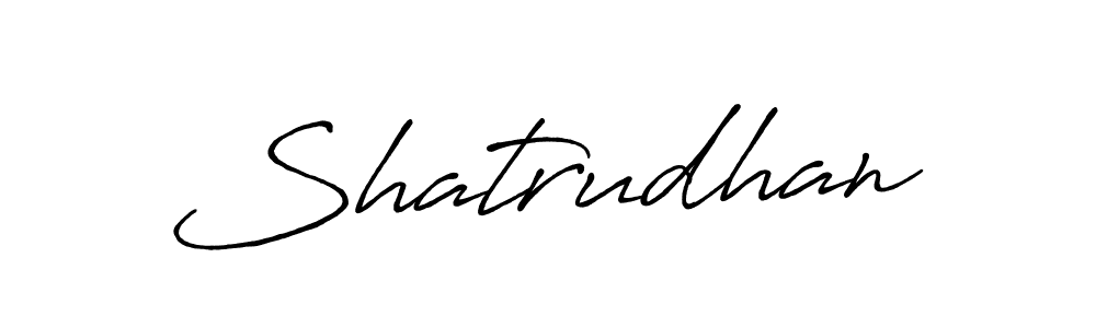 Use a signature maker to create a handwritten signature online. With this signature software, you can design (Antro_Vectra_Bolder) your own signature for name Shatrudhan. Shatrudhan signature style 7 images and pictures png