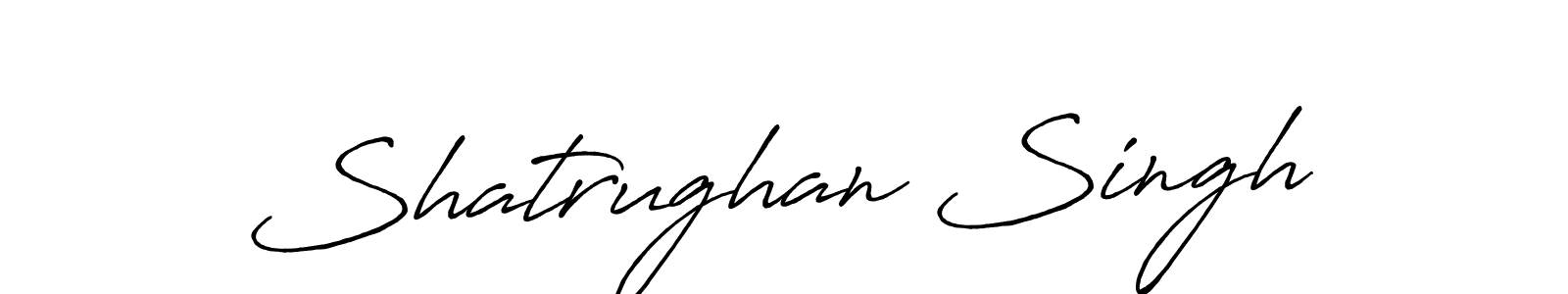 This is the best signature style for the Shatrughan Singh name. Also you like these signature font (Antro_Vectra_Bolder). Mix name signature. Shatrughan Singh signature style 7 images and pictures png