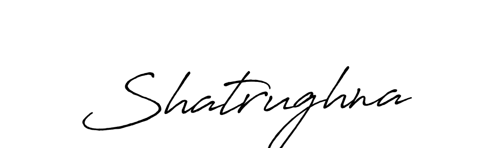 Make a beautiful signature design for name Shatrughna. With this signature (Antro_Vectra_Bolder) style, you can create a handwritten signature for free. Shatrughna signature style 7 images and pictures png