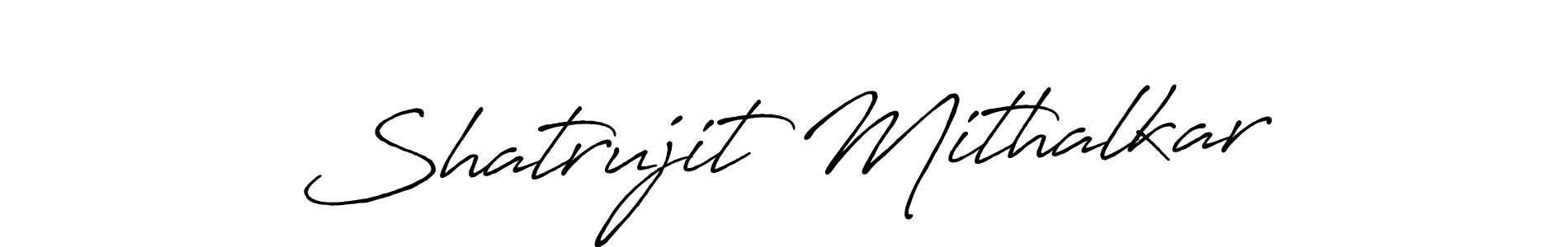 Antro_Vectra_Bolder is a professional signature style that is perfect for those who want to add a touch of class to their signature. It is also a great choice for those who want to make their signature more unique. Get Shatrujit Mithalkar name to fancy signature for free. Shatrujit Mithalkar signature style 7 images and pictures png