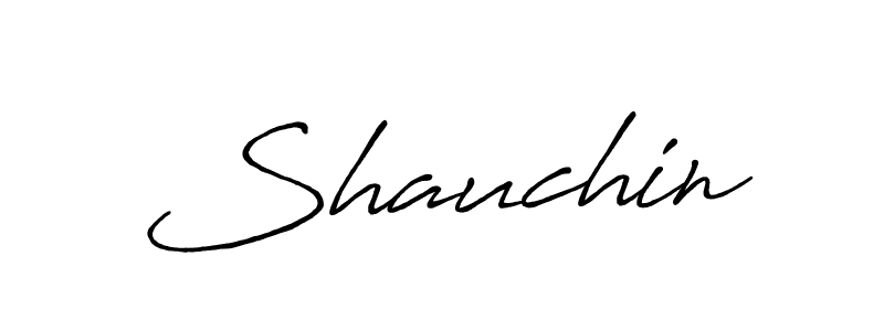 Use a signature maker to create a handwritten signature online. With this signature software, you can design (Antro_Vectra_Bolder) your own signature for name Shauchin. Shauchin signature style 7 images and pictures png