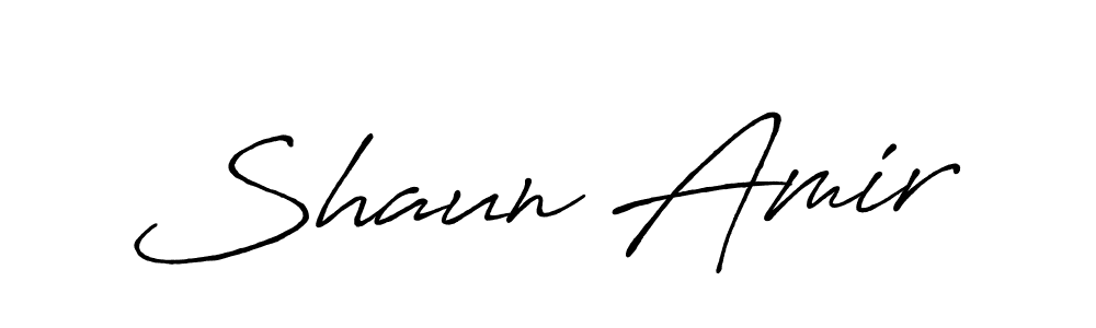 Make a beautiful signature design for name Shaun Amir. Use this online signature maker to create a handwritten signature for free. Shaun Amir signature style 7 images and pictures png