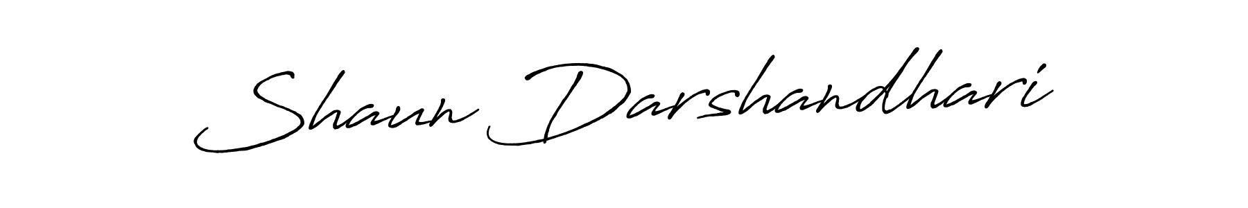 Design your own signature with our free online signature maker. With this signature software, you can create a handwritten (Antro_Vectra_Bolder) signature for name Shaun Darshandhari. Shaun Darshandhari signature style 7 images and pictures png