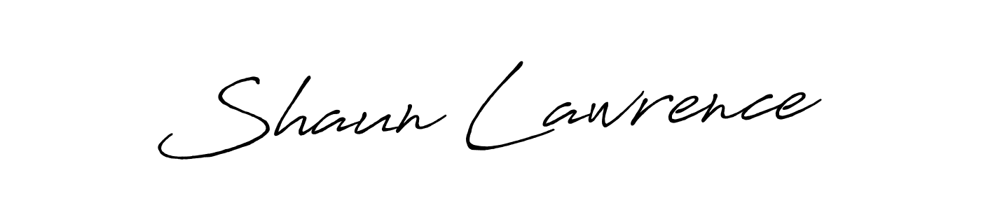 How to make Shaun Lawrence signature? Antro_Vectra_Bolder is a professional autograph style. Create handwritten signature for Shaun Lawrence name. Shaun Lawrence signature style 7 images and pictures png