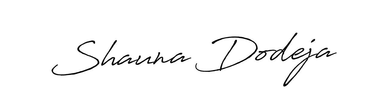 The best way (Antro_Vectra_Bolder) to make a short signature is to pick only two or three words in your name. The name Shauna Dodeja include a total of six letters. For converting this name. Shauna Dodeja signature style 7 images and pictures png