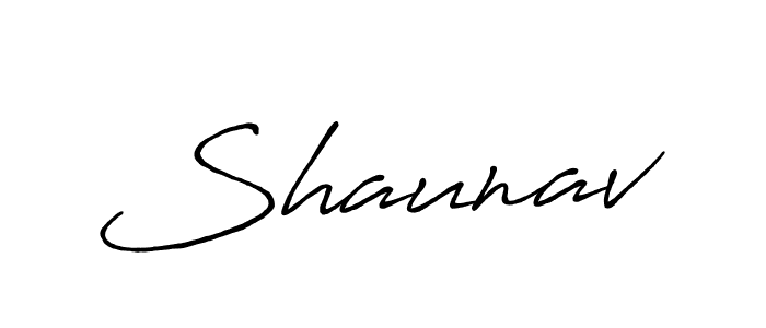 It looks lik you need a new signature style for name Shaunav. Design unique handwritten (Antro_Vectra_Bolder) signature with our free signature maker in just a few clicks. Shaunav signature style 7 images and pictures png