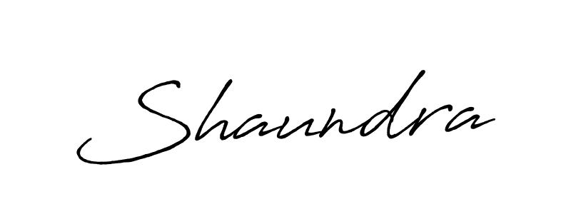 Use a signature maker to create a handwritten signature online. With this signature software, you can design (Antro_Vectra_Bolder) your own signature for name Shaundra. Shaundra signature style 7 images and pictures png