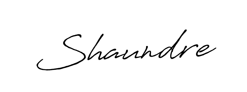 How to make Shaundre signature? Antro_Vectra_Bolder is a professional autograph style. Create handwritten signature for Shaundre name. Shaundre signature style 7 images and pictures png
