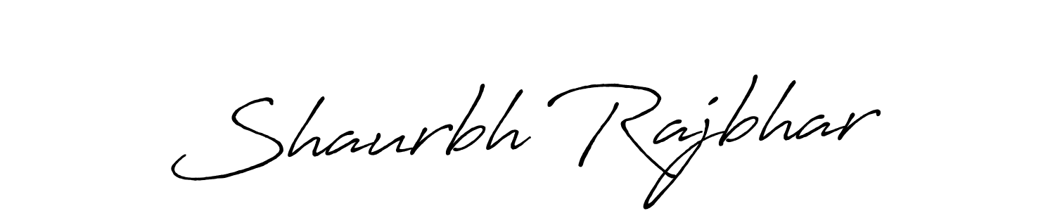 Also we have Shaurbh Rajbhar name is the best signature style. Create professional handwritten signature collection using Antro_Vectra_Bolder autograph style. Shaurbh Rajbhar signature style 7 images and pictures png