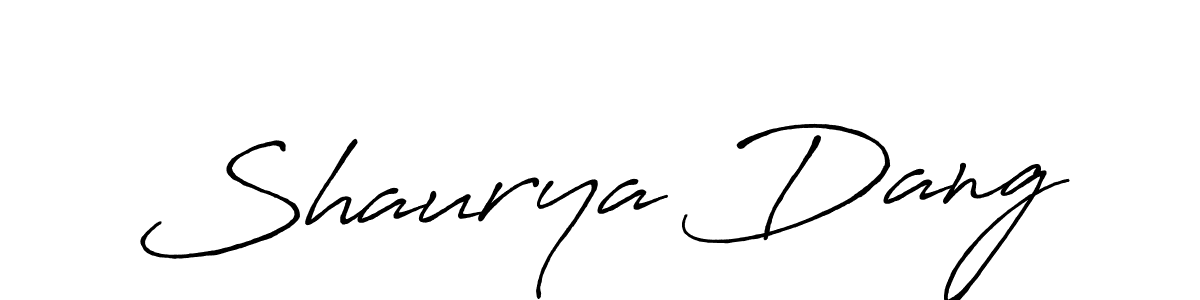Also we have Shaurya Dang name is the best signature style. Create professional handwritten signature collection using Antro_Vectra_Bolder autograph style. Shaurya Dang signature style 7 images and pictures png