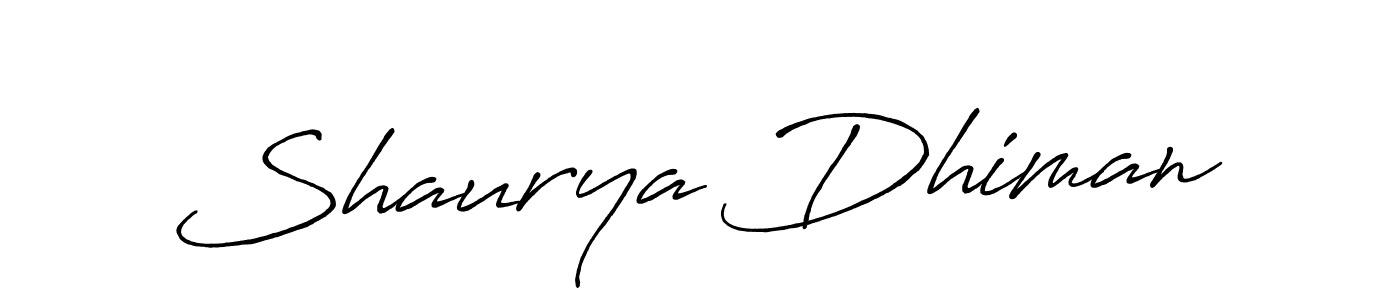 Also we have Shaurya Dhiman name is the best signature style. Create professional handwritten signature collection using Antro_Vectra_Bolder autograph style. Shaurya Dhiman signature style 7 images and pictures png