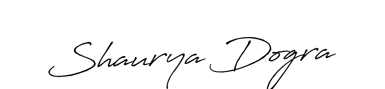 Shaurya Dogra stylish signature style. Best Handwritten Sign (Antro_Vectra_Bolder) for my name. Handwritten Signature Collection Ideas for my name Shaurya Dogra. Shaurya Dogra signature style 7 images and pictures png