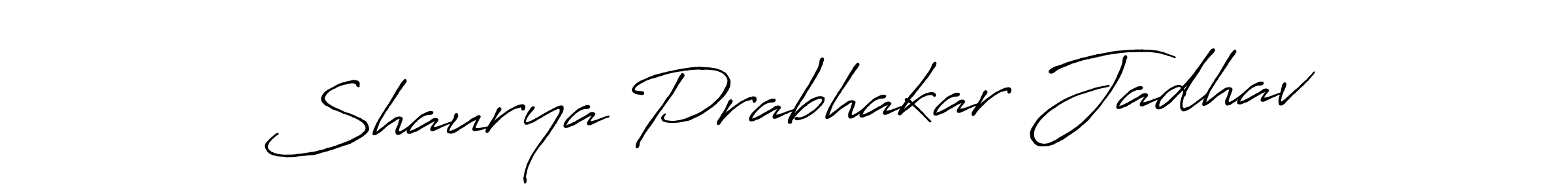 This is the best signature style for the Shaurya Prabhakar Jadhav name. Also you like these signature font (Antro_Vectra_Bolder). Mix name signature. Shaurya Prabhakar Jadhav signature style 7 images and pictures png