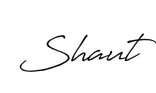 Create a beautiful signature design for name Shaut. With this signature (Antro_Vectra_Bolder) fonts, you can make a handwritten signature for free. Shaut signature style 7 images and pictures png