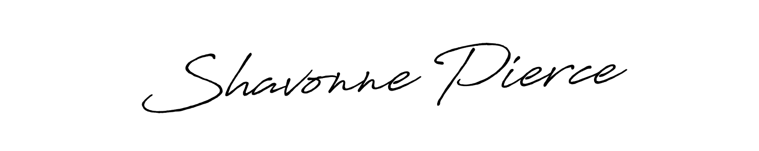 Shavonne Pierce stylish signature style. Best Handwritten Sign (Antro_Vectra_Bolder) for my name. Handwritten Signature Collection Ideas for my name Shavonne Pierce. Shavonne Pierce signature style 7 images and pictures png
