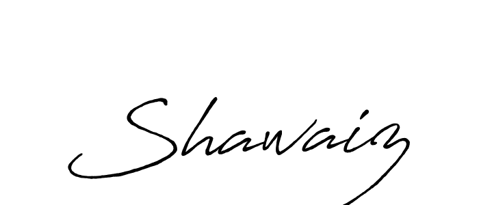 Also You can easily find your signature by using the search form. We will create Shawaiz name handwritten signature images for you free of cost using Antro_Vectra_Bolder sign style. Shawaiz signature style 7 images and pictures png