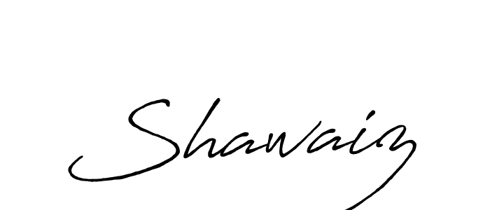 Also You can easily find your signature by using the search form. We will create Shawaiz name handwritten signature images for you free of cost using Antro_Vectra_Bolder sign style. Shawaiz signature style 7 images and pictures png