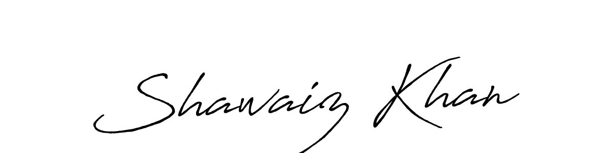 You should practise on your own different ways (Antro_Vectra_Bolder) to write your name (Shawaiz Khan) in signature. don't let someone else do it for you. Shawaiz Khan signature style 7 images and pictures png