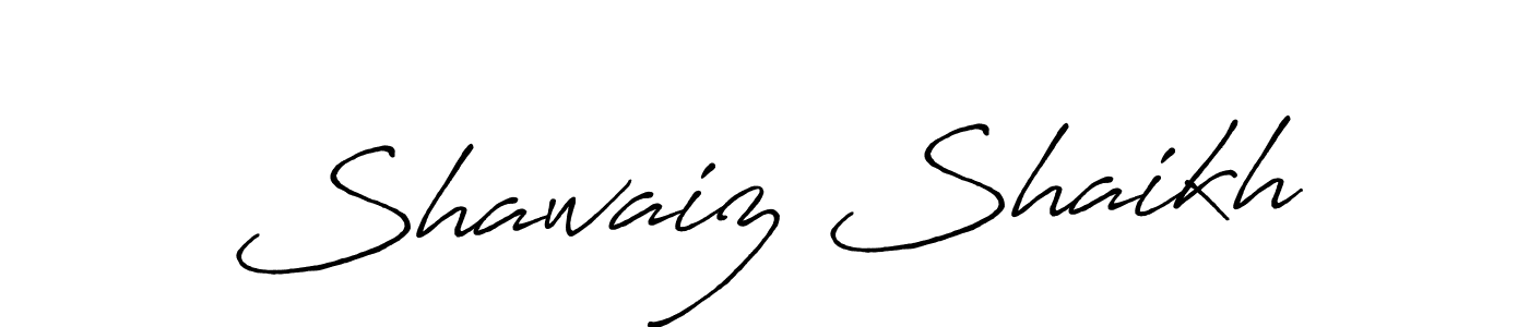 Antro_Vectra_Bolder is a professional signature style that is perfect for those who want to add a touch of class to their signature. It is also a great choice for those who want to make their signature more unique. Get Shawaiz Shaikh name to fancy signature for free. Shawaiz Shaikh signature style 7 images and pictures png