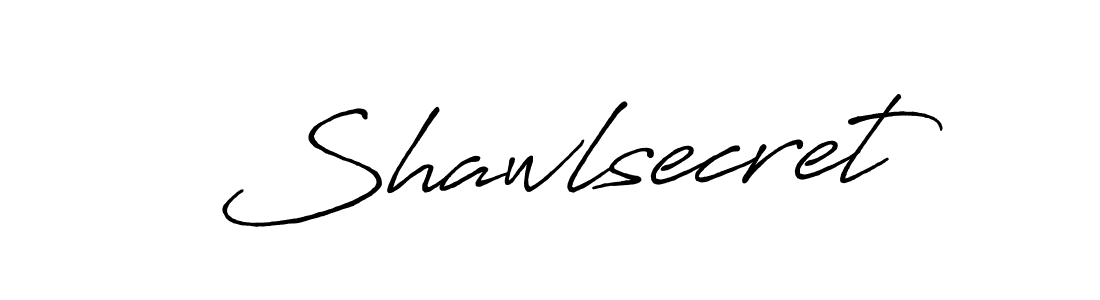 Also we have Shawlsecret name is the best signature style. Create professional handwritten signature collection using Antro_Vectra_Bolder autograph style. Shawlsecret signature style 7 images and pictures png